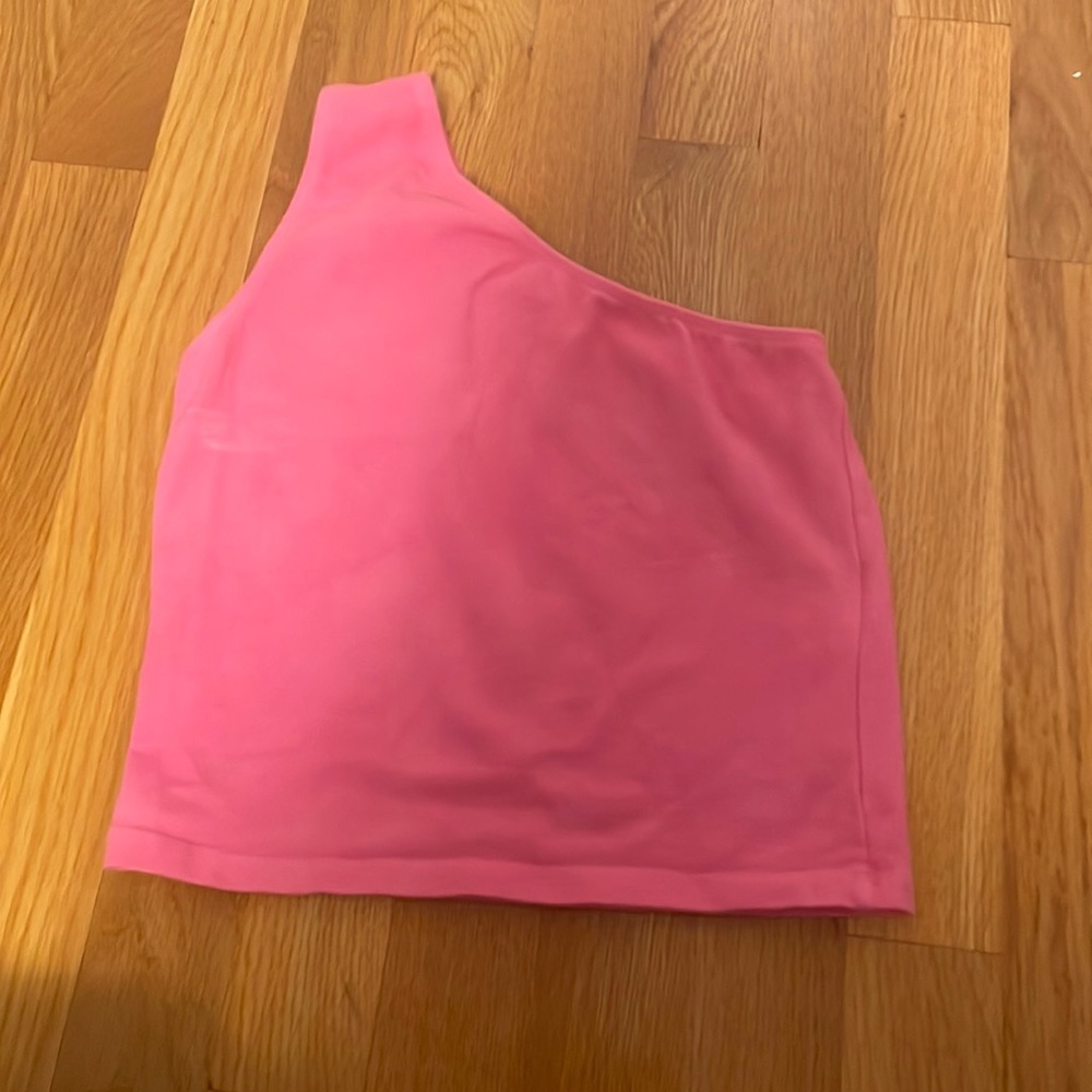 Brandy Melville bright pink crop top